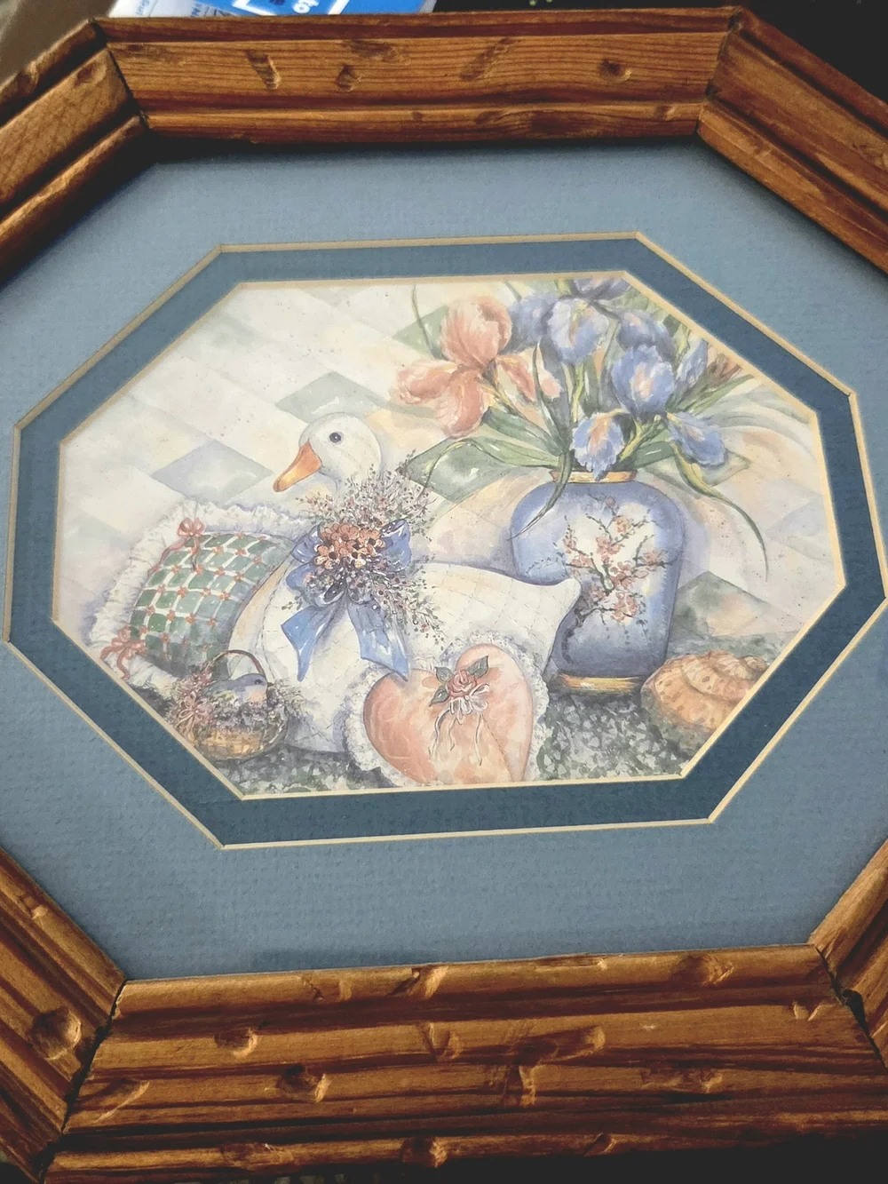 Vintage Paula Vaughan A Breath of Spring Wooden Keepsake Box Cottagecore
